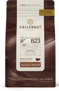 Czekolada Callebaut MLECZNA do pralin, picia 1 kg 823 (33,6% kakao)