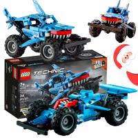 LEGO TECHNIC MONSTER JAM MEGALODON ГОНОЧНЫЙ АВТОМОБИЛЬ MONSTER TRUCK С ПРИВОДОМ ОТ АВТОМОБИЛЯ