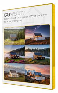 KURS ARCHICAD - AI VISUALIZER - WIZUALIZACJE DZIĘKI SZTUCZNEJ INTENLIGENCJI 1 PC / licencja wieczysta ESD