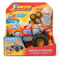 T-Racers Mega Striker Autko + figurka Pojazd Ludzik