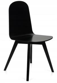Деревянный стул Malmo GROSPOL черный скандинавский стиль Гостиная Кухня
