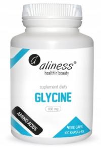 Aliness GLYCINE 800 mg GLICYNA KOLAGEN AMINOKWASY WEGETARIANIE 100K