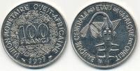 Afryka Zachodnia 100 Francs - 1997r ... Monety