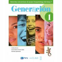 Generacion1 Materiały ćwiczeniowe do języka hiszpańskiego dla klasy 7 OPIS
