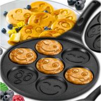 PATELNIA GRANITOWA NA JAJKA PLACKI NALEŚNIKI PANCAKES PLACKI 27CM WZORY