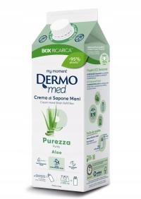 DERMOMED MYDŁO DO RĄK PUDEŁKO ZAPAS 900 ML PUREZZA ALOE