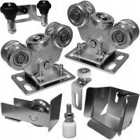 Роликовые тележки для раздвижных ворот 80x80, набор из 5 роликов, роликовые тележки для ворот