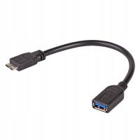 Kabel USB 3.0 Akyga AK-AD-30 0,15 m czarny