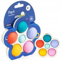 KOLOROWE KSZTAŁTY POP IT GRYZAK USPOKAJAJĄCY GILIGUMS 30046