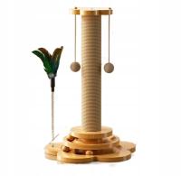 Когтеточка для кошек игрушка когтеточка мяч кошачья мята 44 см (F069)