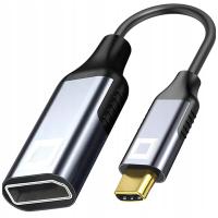 CO2 ADAPTER USB-C DISPLAY PORT 1.4 KABEL PRZEJŚCIÓWKA USB TYP C DP 8K 60HZ