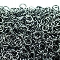 Кольчужные кольца 8 мм 1 кг кольчужная головка необработанная сталь