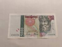 Portugalia - 5000 escudos - 1997