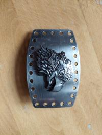 Masywna klamra ozdobna do paska