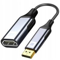 CO2 ADAPTER DISPLAYPORT HDMI 2.0 KABEL DP - HDMI FHD 240HZ 4K 60HZ HDR