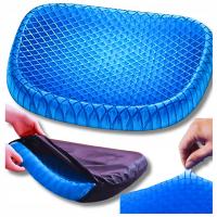 ОРТОПЕДИЧЕСКАЯ ГЕЛЕВАЯ ПОДУШКА ДЛЯ СТУЛА, ПОДУШКА ДЛЯ КРЕСЛА, КОМФОРТ