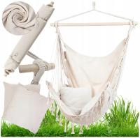 САДОВОЕ ПОДВЕСНОЕ КРЕСЛО, БРАЗИЛЬСКОЕ КРЕСЛО-ГАМАК, КАЧЕЛИ, КОКОН, 2 ПОДУШКИ