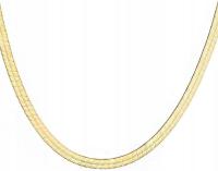 Ожерелье злотый 585 широкая цепочка 4.15 g гадюка элегантный змея 42cm
