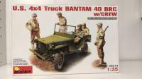 Mini Art 35014 U.S. 4x4 TRUCK BANTAM 40 BRC crew