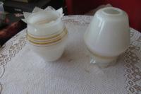 ZESTAW 2 KLOSZE GRUBE SZKŁO