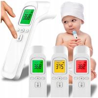 TERMOMETR BEZDOTYKOWY ELEKTRONICZNY MEDYCZNY LEKARSKI NA PODCZERWIEŃ