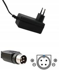 Zasilacz Ładowarka DC 12V 2A 4 Pin do monitora, oświetlenie LED