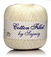 KORDONEK COTTON FILLET - SAJNÓG - KREM 004