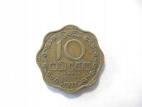 Cejlon - 10 centów 1971 rok. tm38
