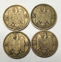 moneta Rumunia 10 lei 1930