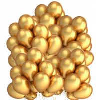 Металлические шары Золотая Свадьба день Рождения Большой 100шт
