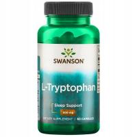 Swanson L-Tryptophan 500mg 60KAPS здоровый сон