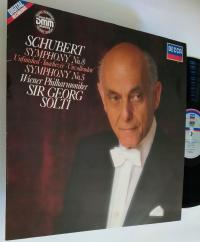 SCHUBERT = SYMPHONY No. 5/No. 8 LP SIR GEORG SOLTI