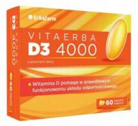 VIAERBA WITAMINA D 4000 W OLEJU SŁONECZNIKOWYM 60