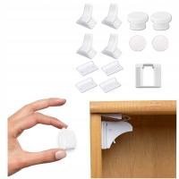 Замок мебели шкафа безопасности магнитный для детей 4 ПК