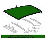ASO DACH POSZYCIE DACHU TOYOTA IQ 2007-2015