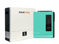 Набор инвертора / инвертора Эво 6200 с хранением энергии Лифепо4 5.12 квтх