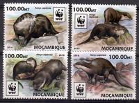 WWF Mozambik 2016 Mi 8884-8887 Czyste **