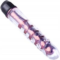 WIBRATOR KLASYCZNY POKRYTY MIĘCIUTKIM ŻELEM, SEX WIBRATOR ŻELOWY