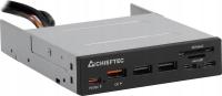 Chieftec Panel przedni 3x USB + 3x USBC + czytnik kart (CRD908H)