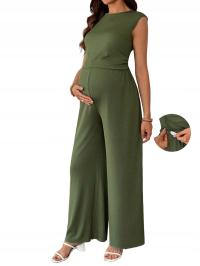 KOMPLET CIĄŻOWY Z SZEROKIMI SPODNIAMI M