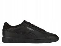 Buty męskie młodzieżowe sportowe czarne PUMA SMASH 3.0 L JR 392031 01 38,5