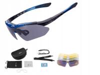 Okulary rowerowe ROCKBROS 10007 Czarno-niebieski