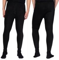 BFL Kalesony męskie termiczne ocieplane czarny