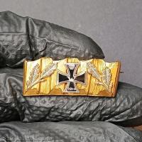 Krzyż Żelazny na odłamku 1914 sztuka okopowa I wojna Prusy