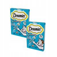 DREAMIES Creamy przysmaki dla kota z łososiem 8x10 g