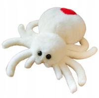 pająk uroczy śmieszny pluszowa zabawka maskotka 25cm przestań się bać biały