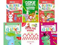 SUPER ZESTAW WZOROWEGO 4-LATKA Ćwiczenia Elementarz
