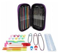 Zestaw do szydełkowania szydełko etui 0,5-6,5 50 elementów 05513