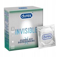 DUREX презервативы Invisible Close Fit 3 тонкие