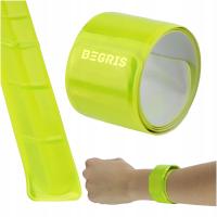 OPASKA ODBLASKOWA SAMOZACISKOWA OSTRZEGAWCZA ODBLASK NA RĘKĘ 30 CM